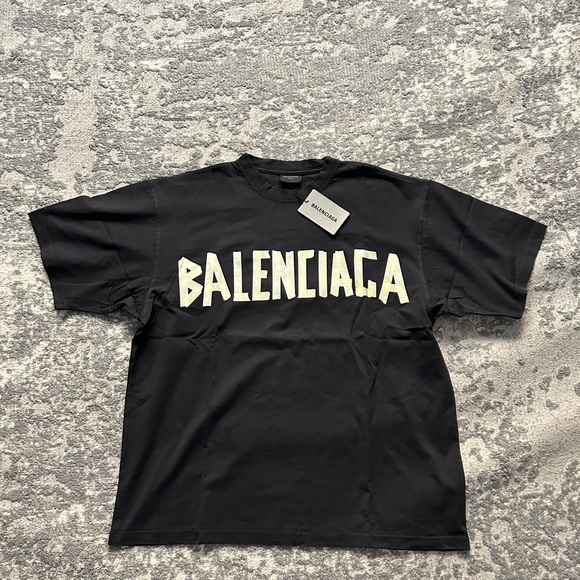 Balenciaga “Tape” Tee - Picture 1 of 5
